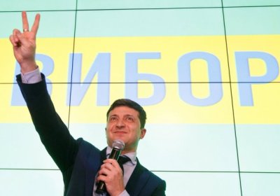 Зеленский Украина президентлиги учун сайловларда етакчилик қиляпти фото