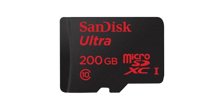 SanDisk 399 долларлик энг йирик хотирага эга 200 Гбли флешкартани намойиш қилди