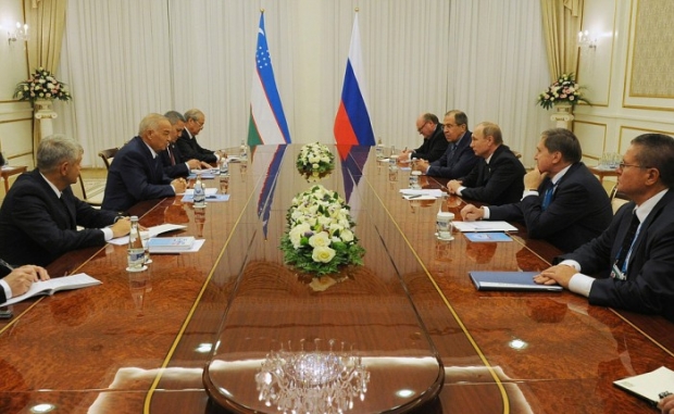 Islom Karimov Putin bilan uchrashuv o‘tkazdi