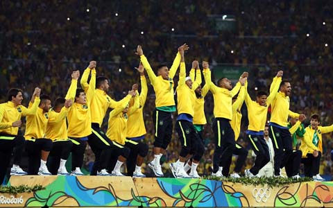 Рио-2016, футбол. Бразилия терма жамоаси - Олимпиада ғолиби