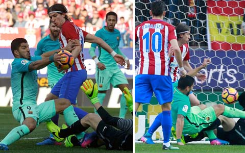 «Barselona» Madridda «Atletiko»ni mag‘lubiyatga uchratdi va 1-o‘ringa ko‘tarildi